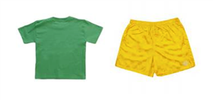 Shirt and shorts 